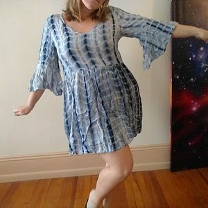 Boho Earthbound Tie Dye Dress